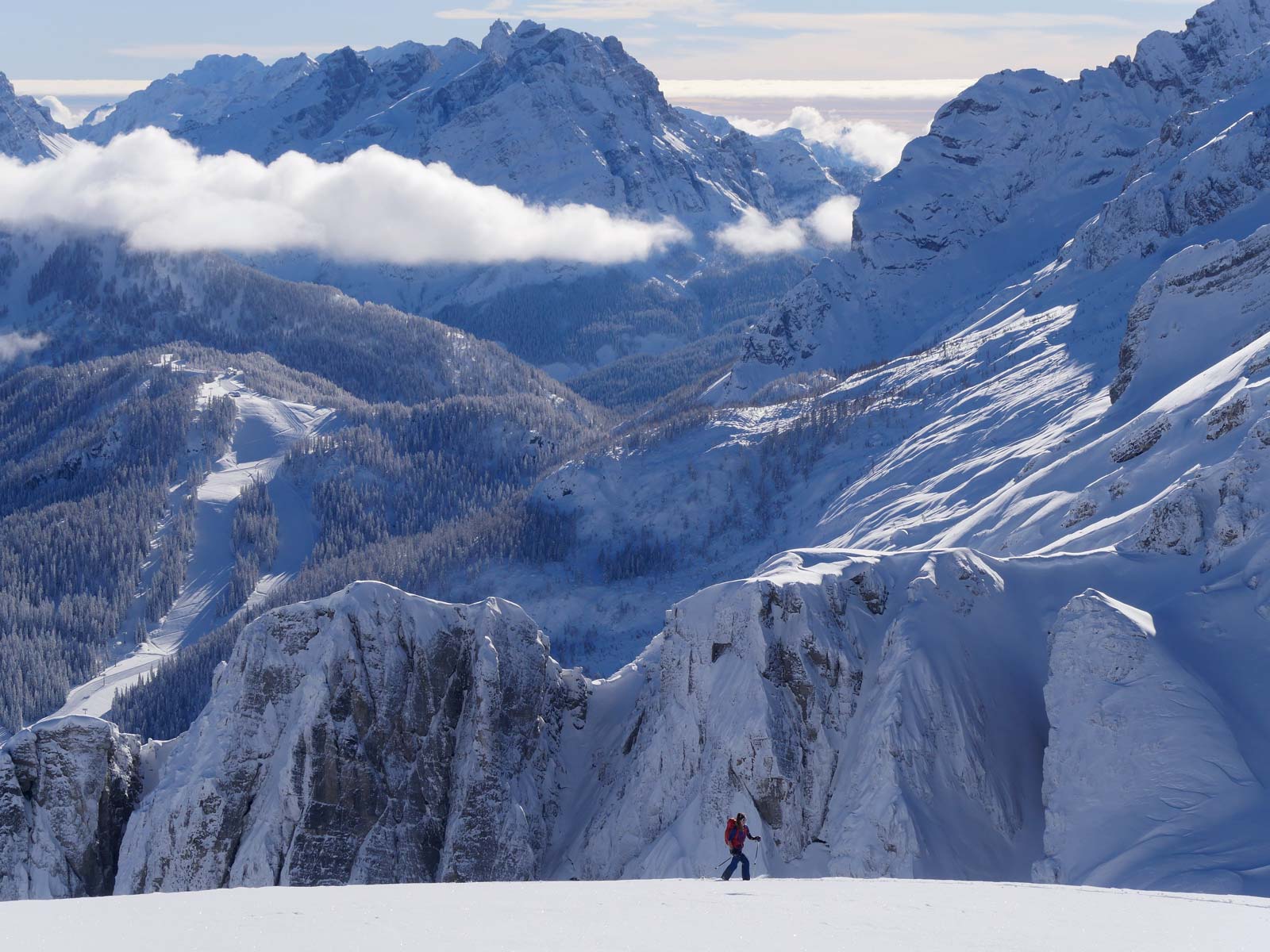 scialpinismo Dolomiti corso